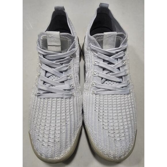 Nike Air VaporMax Flyknit Pure Platinum White Women\'s Running Shoes Size 7.5 main image 11